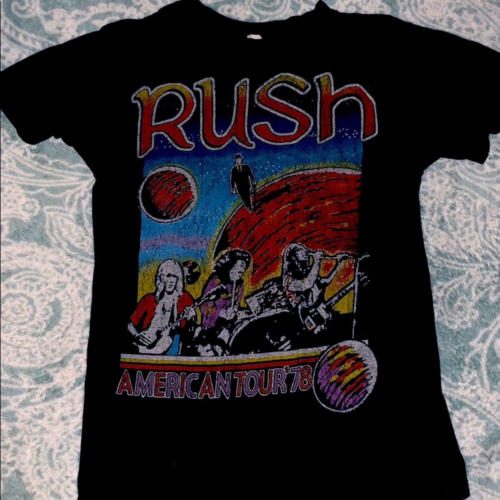 Vintage Rush Band Tee!
